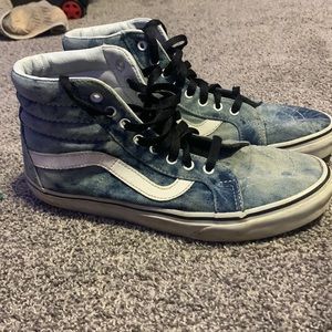 Vans blue Jean high. Size 8.0 Mens